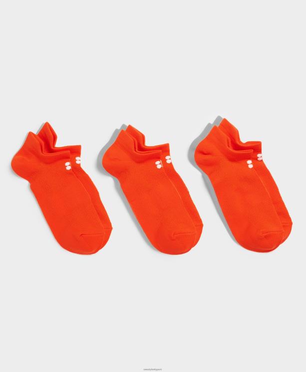 Sweaty Betty mujer paquete de 3 calcetines deportivos ligeros NX4X367 accesorios pájaro de fuego