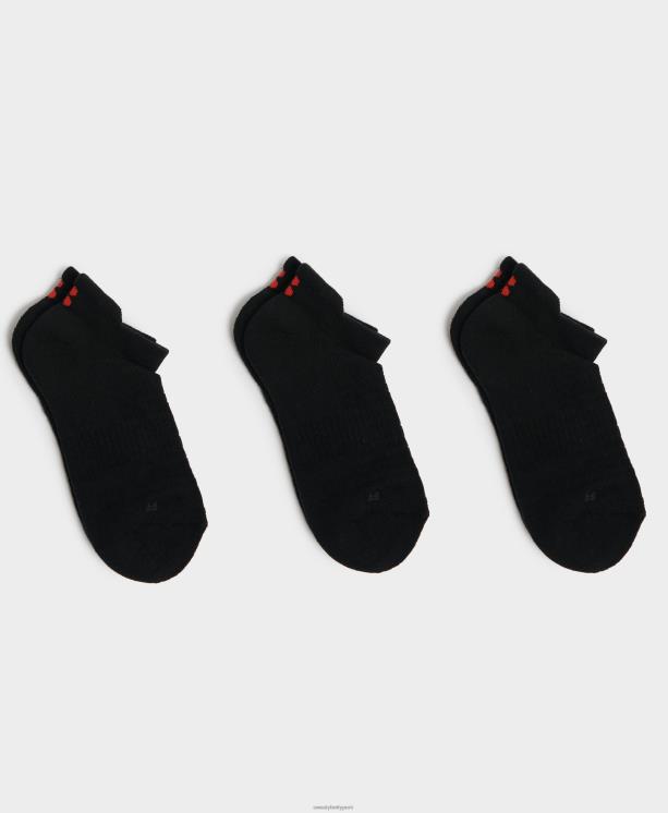 Sweaty Betty mujer paquete de 3 calcetines deportivos para entrenamiento NX4X364 accesorios negro un