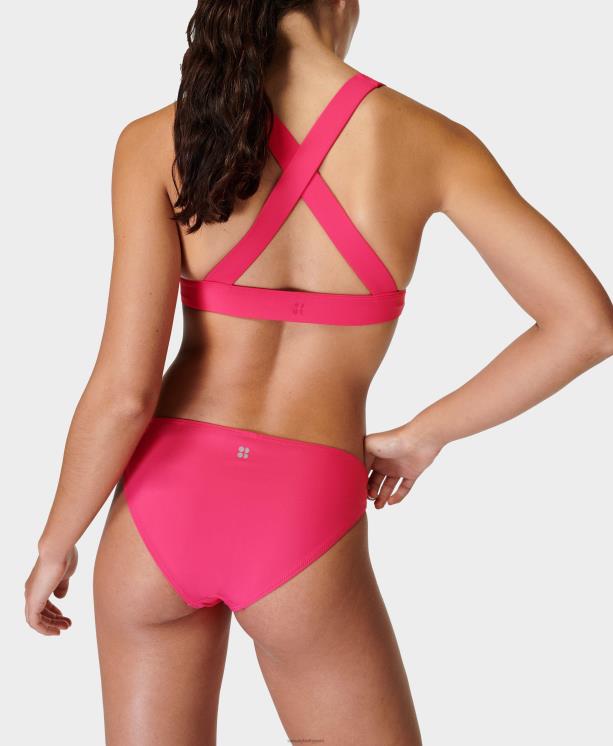 Sweaty Betty mujer braguita de bikini península xtra life NX4X629 ropa resplandor rosa