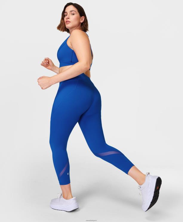 Sweaty Betty mujer icono de poder 7/8 leggings NX4X516 ropa relámpago azul