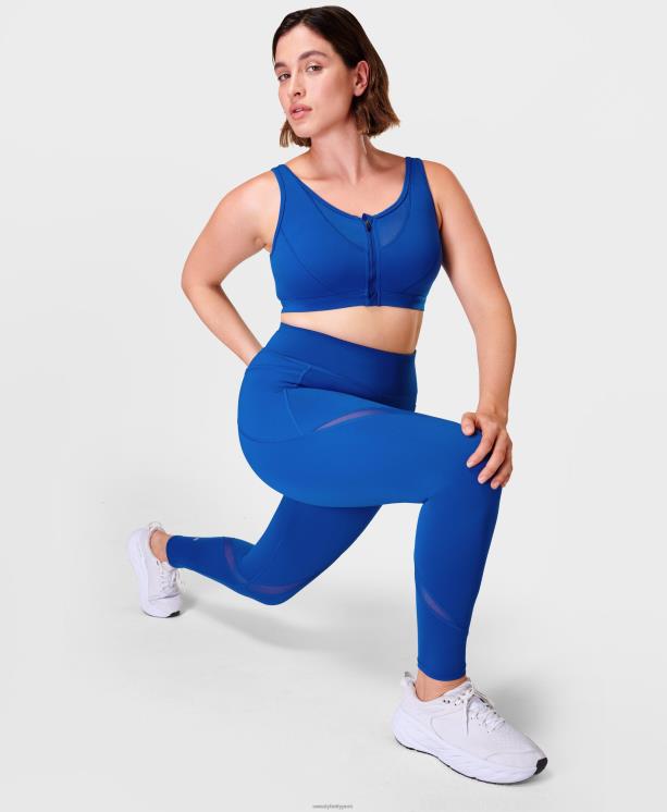 Sweaty Betty mujer icono de poder leggings NX4X668 ropa relámpago azul