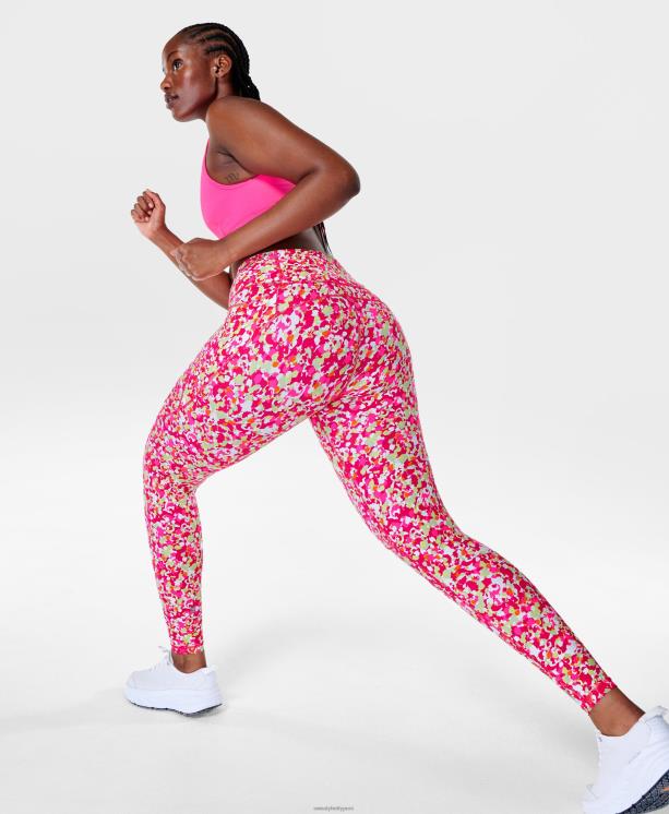 Sweaty Betty mujer leggings de entrenamiento de potencia NX4X62 ropa estampado rosa