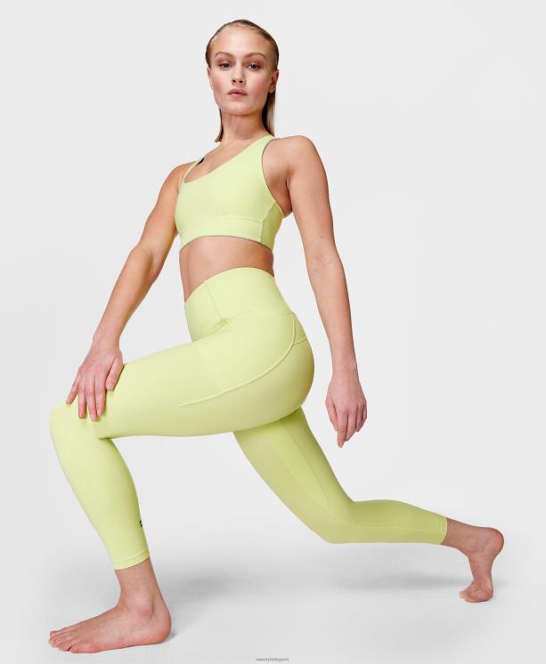 Sweaty Betty mujer leggings de yoga 7/8 súper suaves NX4X110 ropa pomelo verde