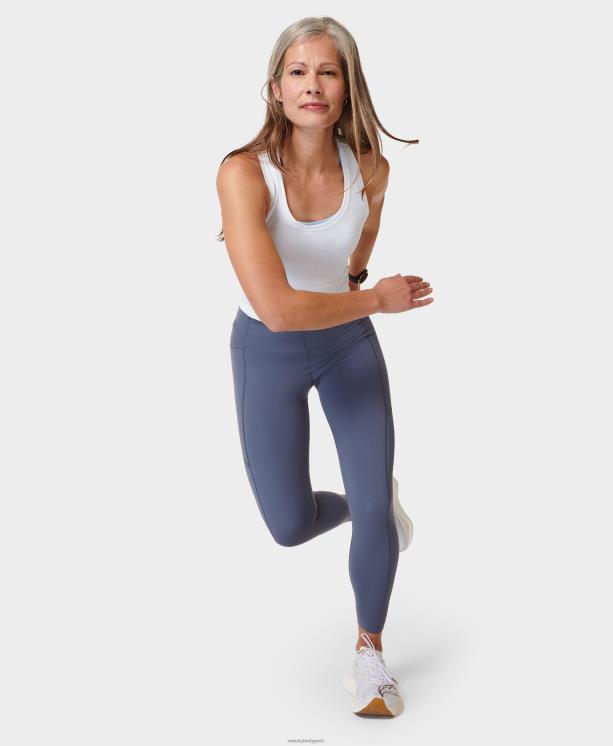 Sweaty Betty mujer leggings deportivos power ultrasculpt de talle alto 7/8 NX4X199 ropa azul infinito