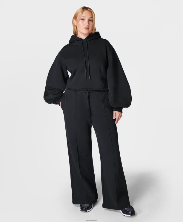 Sweaty Betty mujer sudadera con capucha de powerhouse studio NX4X499 ropa negro