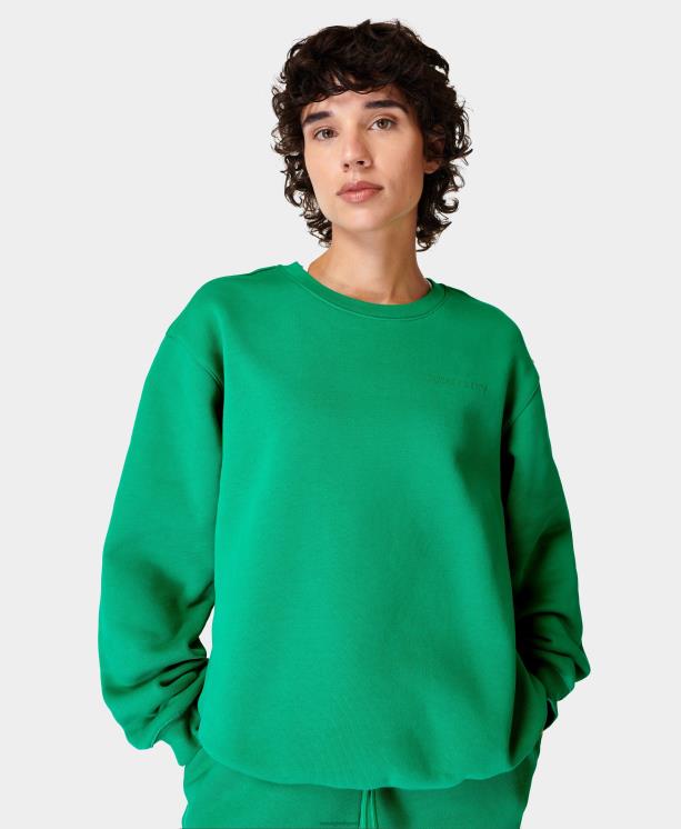 Sweaty Betty mujer sudadera potencia NX4X147 ropa verde vivo