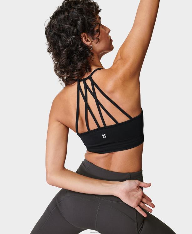 Sweaty Betty mujer sujetador de yoga reformado espíritu NX4X614 ropa negro